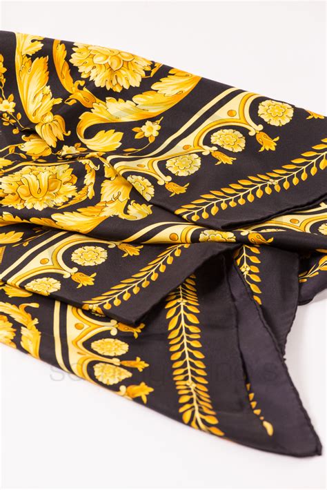 stof versace|versace foulard scarf.